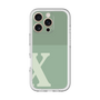Slim Protection Premium Case［ オリジナル - initial two tone - X green ］