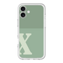 Slim Protection Premium Case［ オリジナル - initial two tone - X green ］