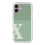 Slim Protection Premium Case［ オリジナル - initial two tone - X green ］