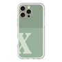 Slim Protection Premium Case［ オリジナル - initial two tone - X green ］