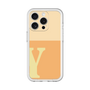 Slim Protection Premium Case［ オリジナル - initial two tone - Y orange ］