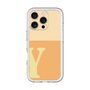 Slim Protection Premium Case［ オリジナル - initial two tone - Y orange ］