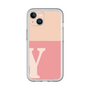 Slim Protection Premium Case［ オリジナル - initial two tone - Y pink ］