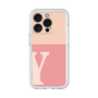 Slim Protection Premium Case［ オリジナル - initial two tone - Y pink ］