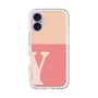 Slim Protection Premium Case［ オリジナル - initial two tone - Y pink ］
