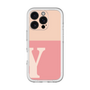 Slim Protection Premium Case［ オリジナル - initial two tone - Y pink ］