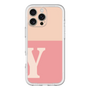 Slim Protection Premium Case［ オリジナル - initial two tone - Y pink ］