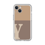 Slim Protection Premium Case［ オリジナル - initial two tone - Y brown ］
