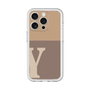 Slim Protection Premium Case［ オリジナル - initial two tone - Y brown ］