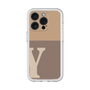 Slim Protection Premium Case［ オリジナル - initial two tone - Y brown ］