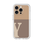Slim Protection Premium Case［ オリジナル - initial two tone - Y brown ］