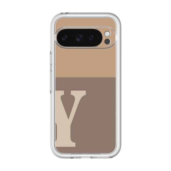 Slim Protection Premium Case［ オリジナル - initial two tone - Y brown ］
