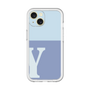 Slim Protection Premium Case［ オリジナル - initial two tone - Y blue ］