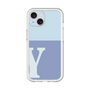 Slim Protection Premium Case［ オリジナル - initial two tone - Y blue ］