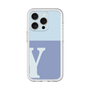 Slim Protection Premium Case［ オリジナル - initial two tone - Y blue ］