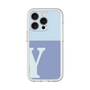 Slim Protection Premium Case［ オリジナル - initial two tone - Y blue ］