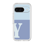 Slim Protection Premium Case［ オリジナル - initial two tone - Y blue ］