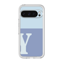Slim Protection Premium Case［ オリジナル - initial two tone - Y blue ］