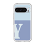 Slim Protection Premium Case［ オリジナル - initial two tone - Y blue ］