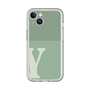 Slim Protection Premium Case［ オリジナル - initial two tone - Y green ］