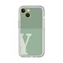 Slim Protection Premium Case［ オリジナル - initial two tone - Y green ］