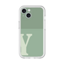 Slim Protection Premium Case［ オリジナル - initial two tone - Y green ］