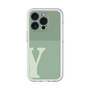 Slim Protection Premium Case［ オリジナル - initial two tone - Y green ］