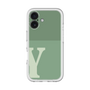 Slim Protection Premium Case［ オリジナル - initial two tone - Y green ］