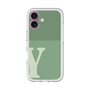 Slim Protection Premium Case［ オリジナル - initial two tone - Y green ］