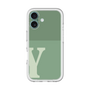 Slim Protection Premium Case［ オリジナル - initial two tone - Y green ］