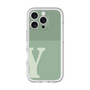 Slim Protection Premium Case［ オリジナル - initial two tone - Y green ］
