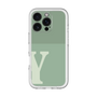 Slim Protection Premium Case［ オリジナル - initial two tone - Y green ］