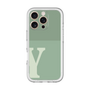 Slim Protection Premium Case［ オリジナル - initial two tone - Y green ］