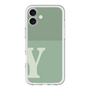 Slim Protection Premium Case［ オリジナル - initial two tone - Y green ］