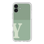 Slim Protection Premium Case［ オリジナル - initial two tone - Y green ］