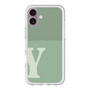 Slim Protection Premium Case［ オリジナル - initial two tone - Y green ］