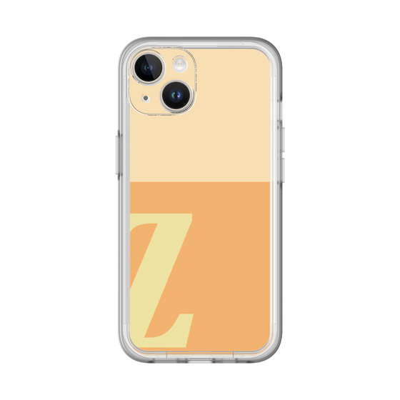 Slim Protection Premium Case［ オリジナル - initial two tone - Z orange ］