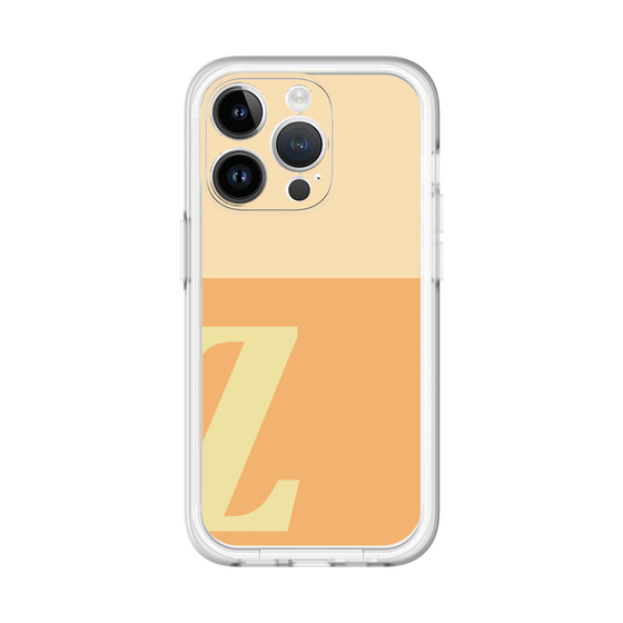 Slim Protection Premium Case［ オリジナル - initial two tone - Z orange ］