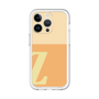 Slim Protection Premium Case［ オリジナル - initial two tone - Z orange ］