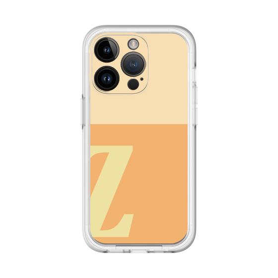 Slim Protection Premium Case［ オリジナル - initial two tone - Z orange ］