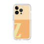 Slim Protection Premium Case［ オリジナル - initial two tone - Z orange ］