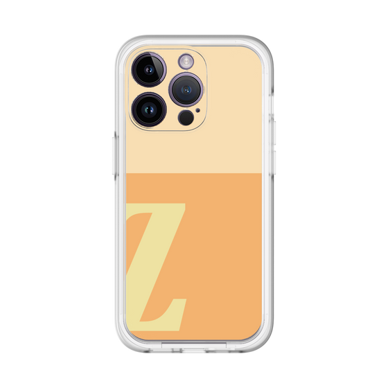 Slim Protection Premium Case［ オリジナル - initial two tone - Z orange ］