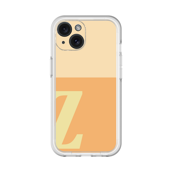 Slim Protection Premium Case［ オリジナル - initial two tone - Z orange ］