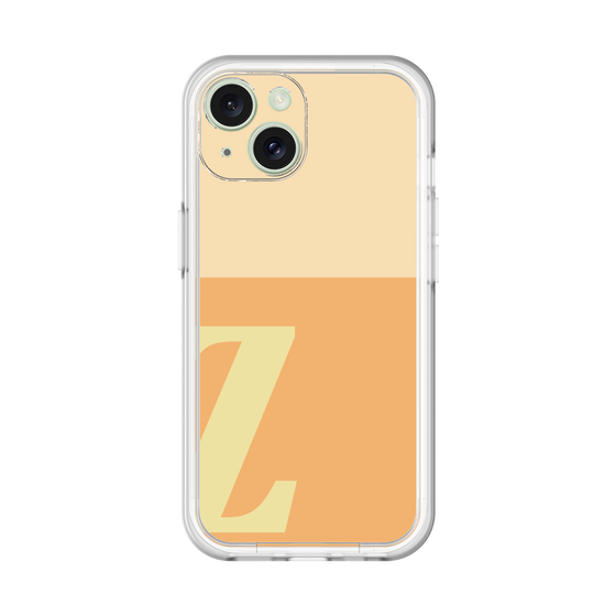 Slim Protection Premium Case［ オリジナル - initial two tone - Z orange ］