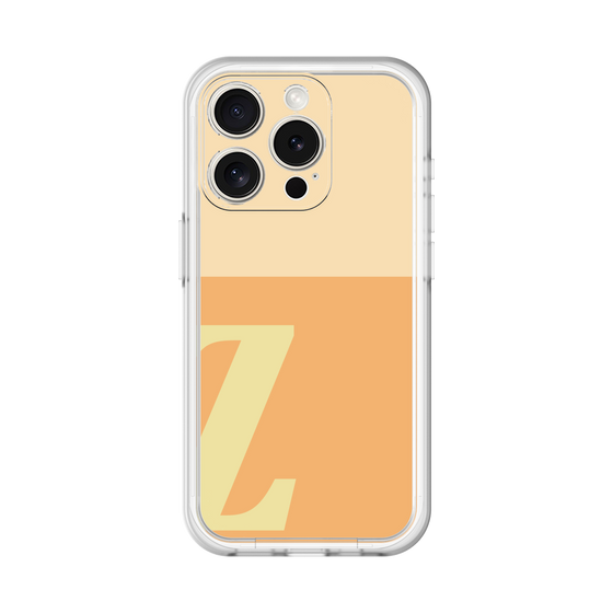 Slim Protection Premium Case［ オリジナル - initial two tone - Z orange ］