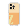Slim Protection Premium Case［ オリジナル - initial two tone - Z orange ］