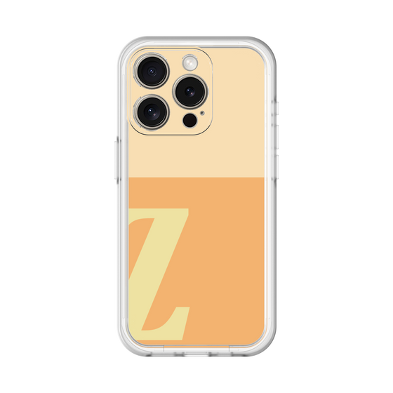 Slim Protection Premium Case［ オリジナル - initial two tone - Z orange ］