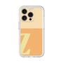 Slim Protection Premium Case［ オリジナル - initial two tone - Z orange ］