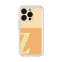 Slim Protection Premium Case［ オリジナル - initial two tone - Z orange ］