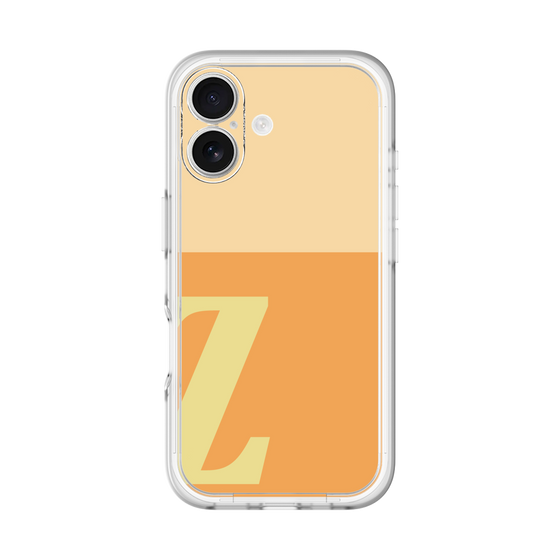 Slim Protection Premium Case［ オリジナル - initial two tone - Z orange ］